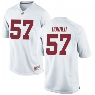 Men's Alabama Crimson Tide #57 Joe Donald White Game NCAA College Football Jersey 2403PLHW1